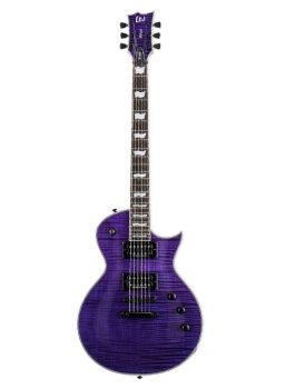 ESP LTD Deluxe Eclipse EC-1000, Flamed Maple Top, See Thru Purple Finish