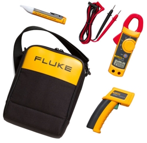Fluke 62 MAX+/323/1AC IR Thermometer, Clamp Meter and Voltage Detector Kit