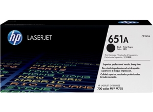 HP 651A Black LaserJet Toner Cartridge CE340A