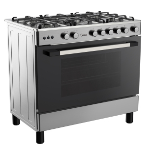 Midea LME95030FFD 90cm Gas Cooker With Gas Oven & Grill