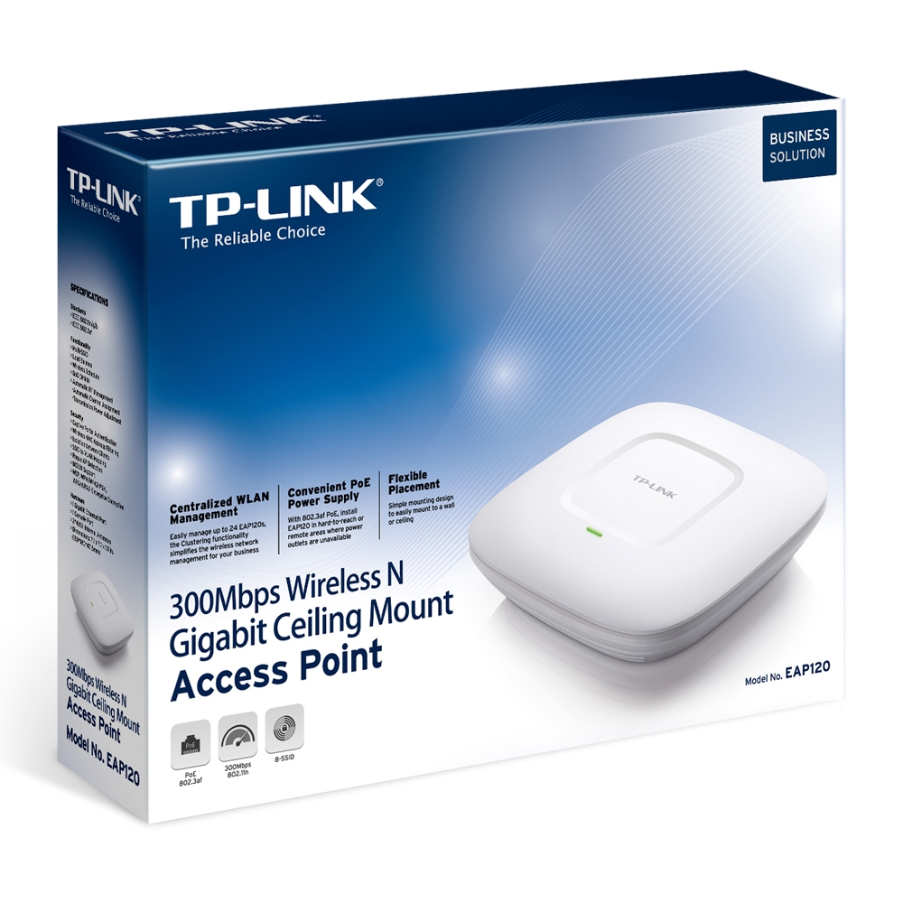 Tp Link Eap1 300mbps Wireless N Gigabit Ceiling Mount Access Point